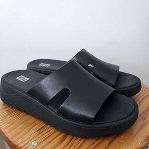 Fitflop Black Slide Sandals